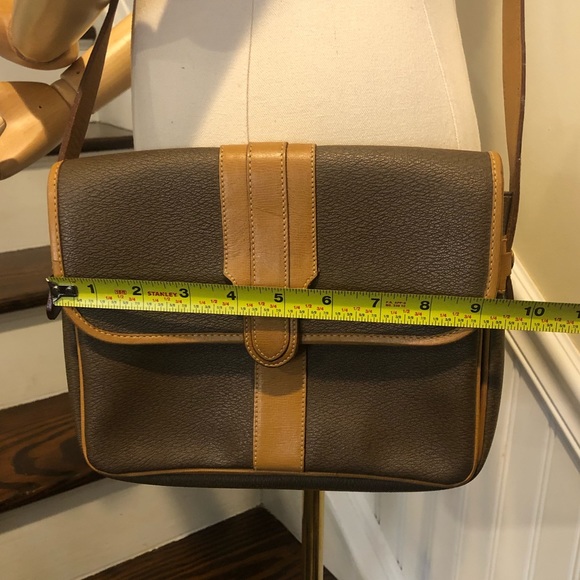 M LANCEL Messenger Saddle Crossbody Bag Made In Italy RARE EUC - Picture 10 of 17